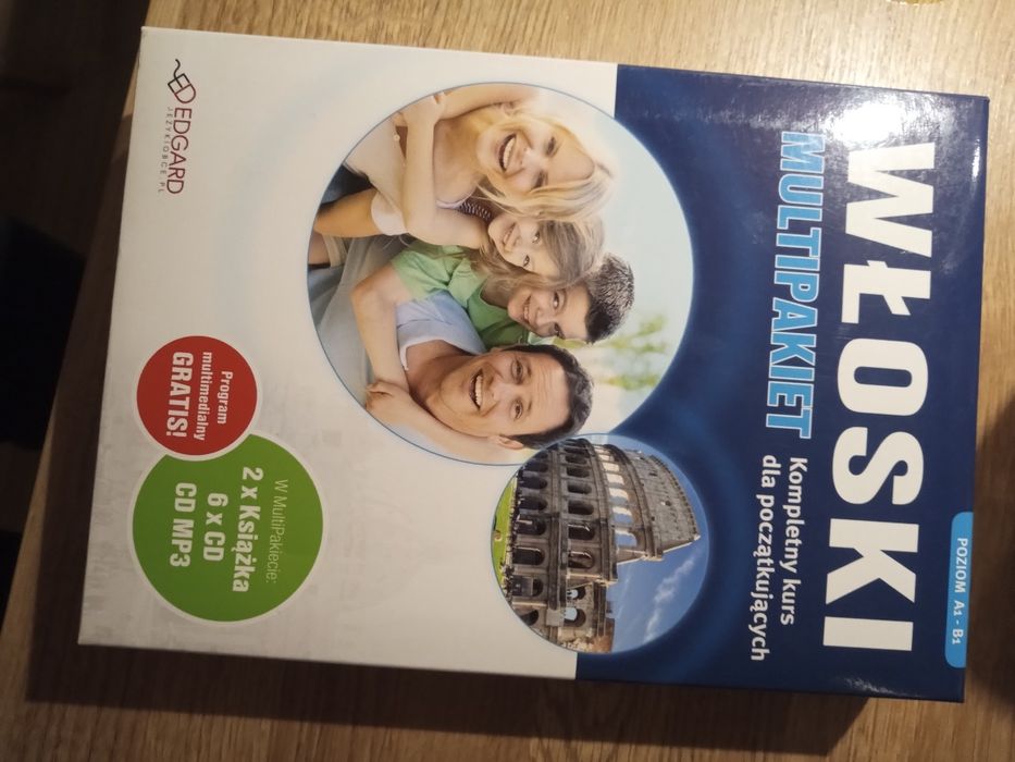 Włoski multipakiet Edgard - 2 książki 6xCD 1xMP3