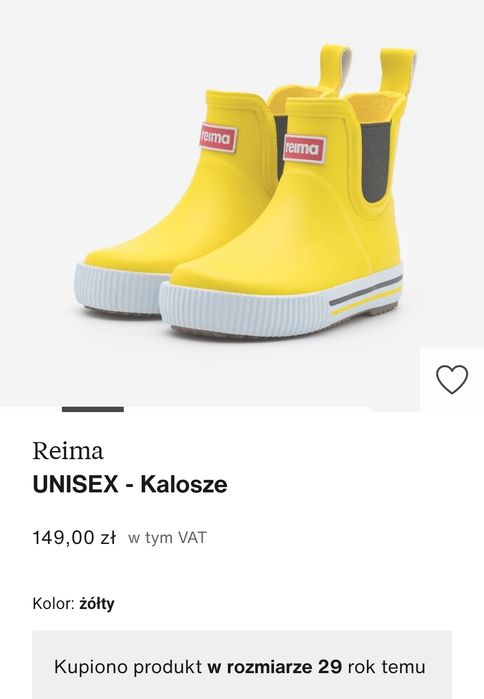 Kalosze Reima 29