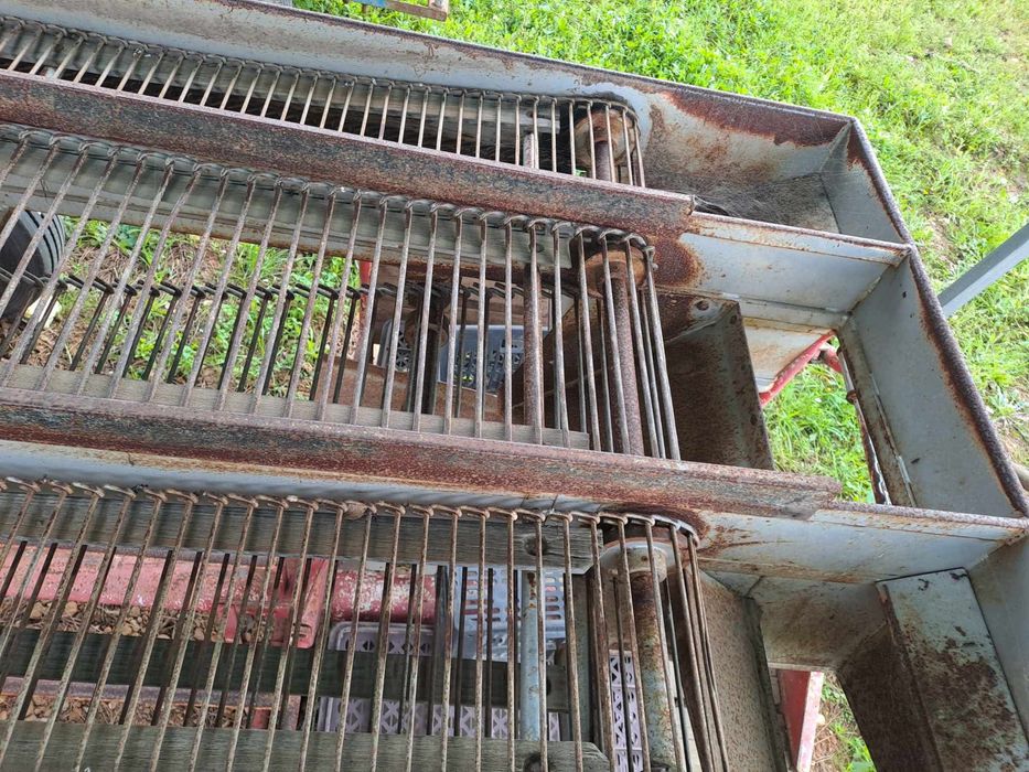 Máquina arrancar batata