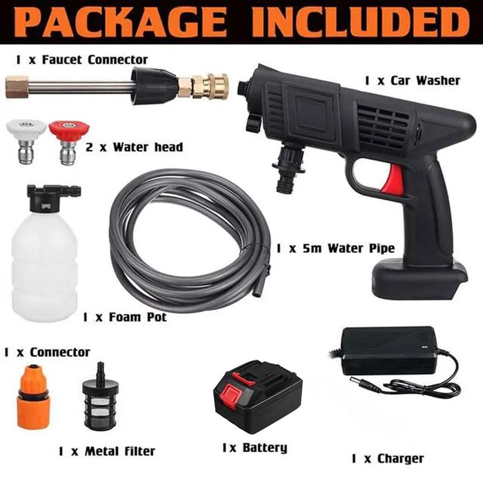 Myjka ciśnieniowa akumulatorowa O134