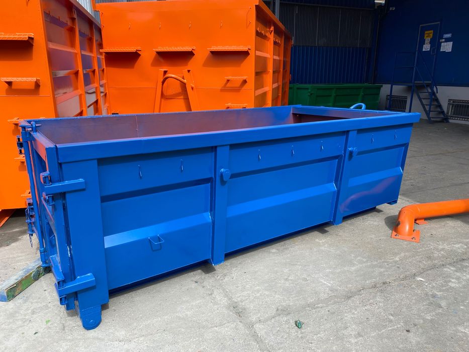 KP 7 otwarty śmietnik kontener hakowy bramowy odpady