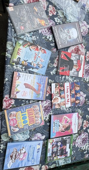 Filmy DVD + Gry PC/Xbox + Karaoke – cały zestaw tanio