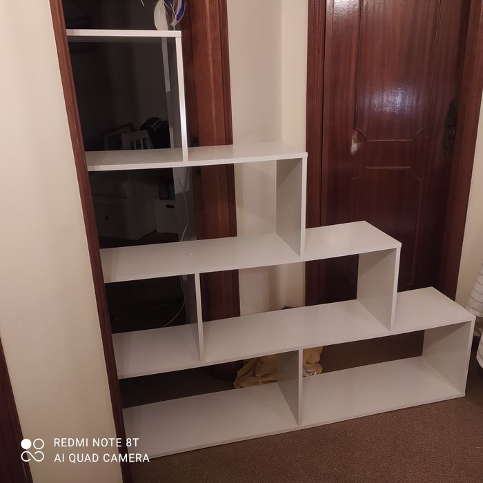 Estante Escada Branca