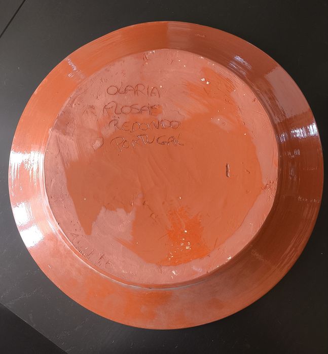 Prato de cerâmica alentejano