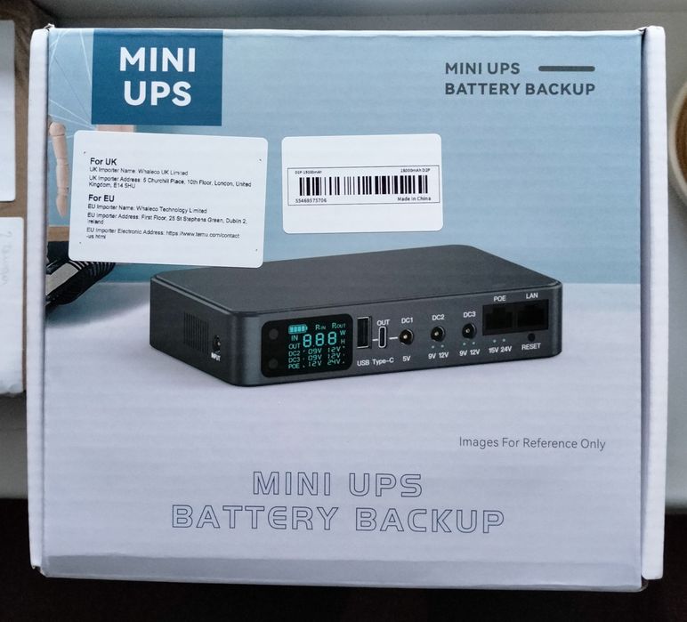 Бесперебойник мини-ups Skazeke D2P 18000mAh (ИБП / ДБЖ)