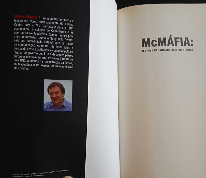 Livro "McMáfia - o crime organizado sem fronteiras"