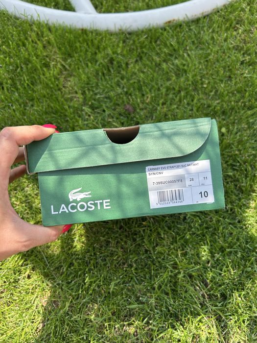 Lacoste adidasy rzep roz.28