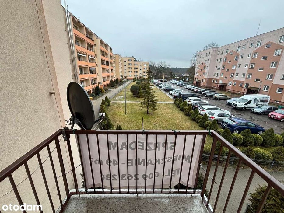 2-pok. 49,72 m² 1 piętro z balkonem – do remontu, ciepłe