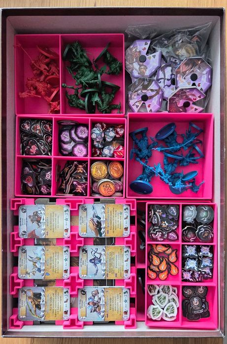 Gra planszowa Sword & Sorcery Nieśmietelne Dusze z rozszerzeniem Nadejście Mroku + 3 plansze bohatera + Tristan + insert