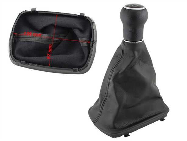 Moca Punho Manete Mudanças 6v+ Fole + Base Audi A6 C5 (97-04) (NOVO)