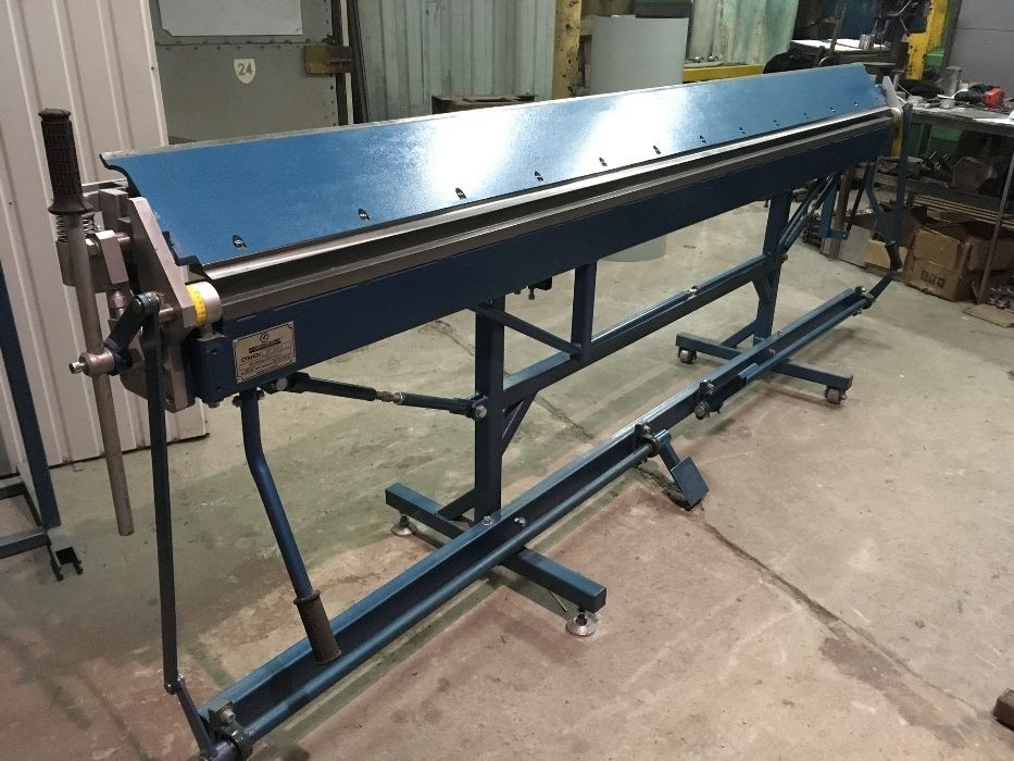 Листогиб ручной РГ 1400, 2150, 2650, 3150мм. сегментный