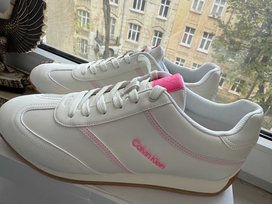 Снікерси кеди кросівки Calvin Klein Avyenna Ivory 11 M, 27,5 см устілка 42 розмір