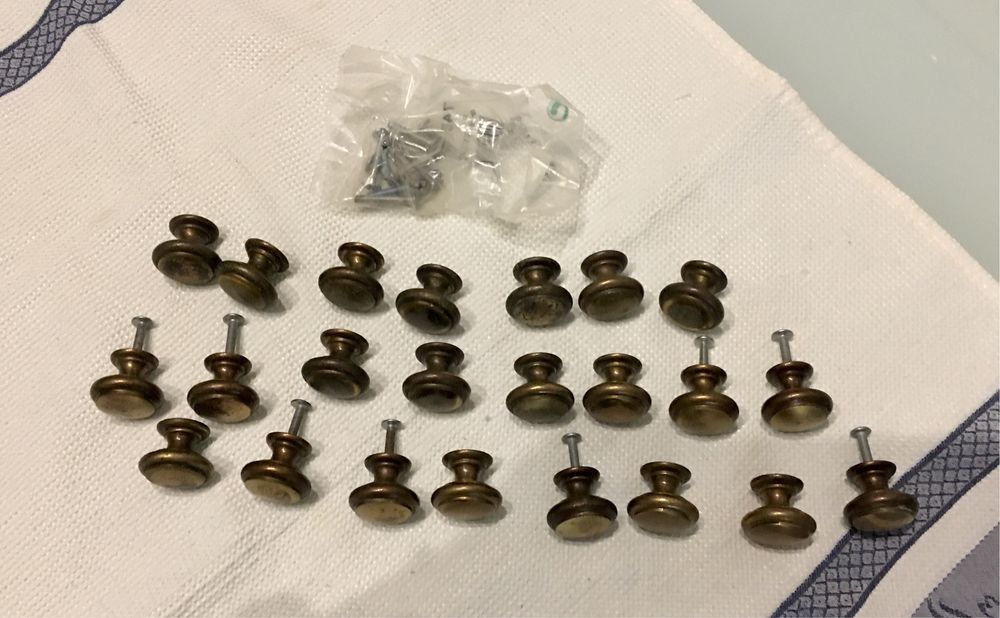 Puxadores cobre da Leroy Merlin, vendo à unidade