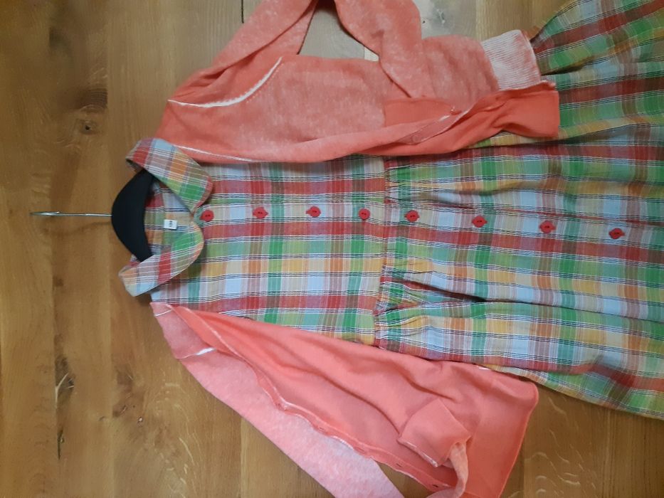 Urokliwy mega delikatny sweterek ombre cotton extra r 134