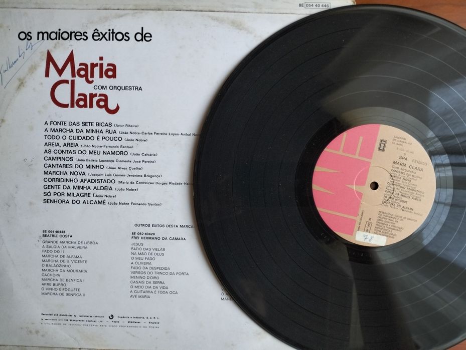 Disco de vinil LP Os Maiores Êxitos de Maria Clara