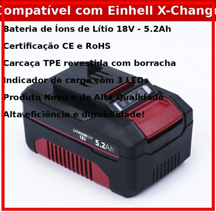 Pack 4 baterias para máquinas einhell