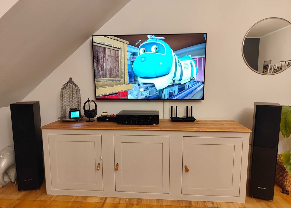 kolumny pylon pearl +kolce ew. zestaw stereo wzmacniacz Marantz PM6006