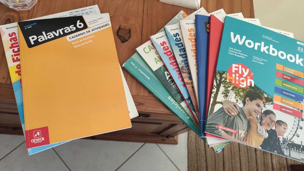 Cadernos de atividades 8º ano 7º ano 6º ano