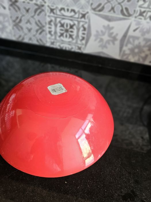 Taça de Bambu lacada a vermelho64409440377345123