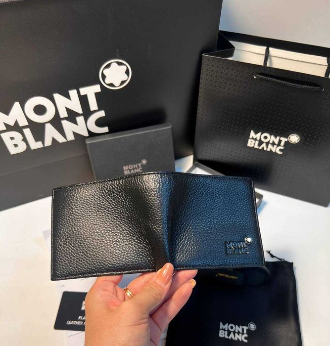 Mont Blanc portmonetka portfel męski, skóra, Niemcy
