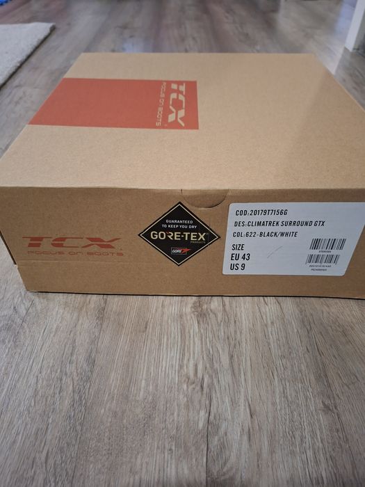 Botas TCX Climatrek Surround GTX Pretas.