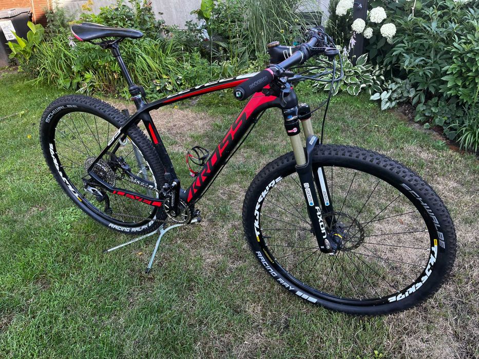 Kross Level B9 (2016) Carbon 29" | Suntour Axon, Koła Mavic, XT M8100, SLX 1x11, Dropper