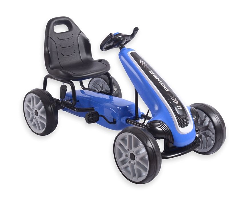 max 30kg Milly Mally Gokart na pedały Power Blue 3-6lat