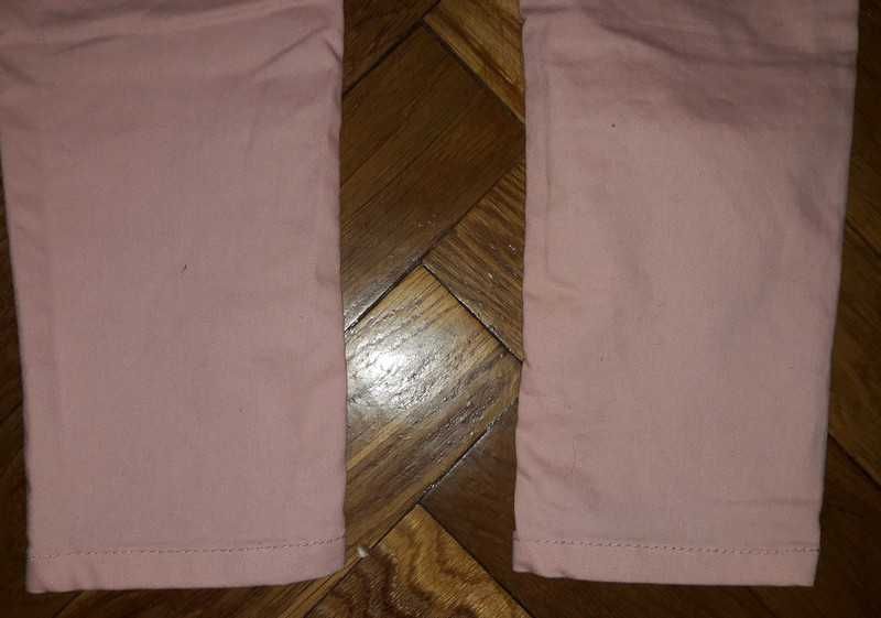 Spodnie damskie cukierkowe cygaretki ZIP H&M M