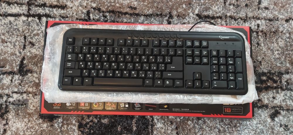 Нова комп'ютерна клавіатура Gembird для ПК/ноутбука/комп'ютера