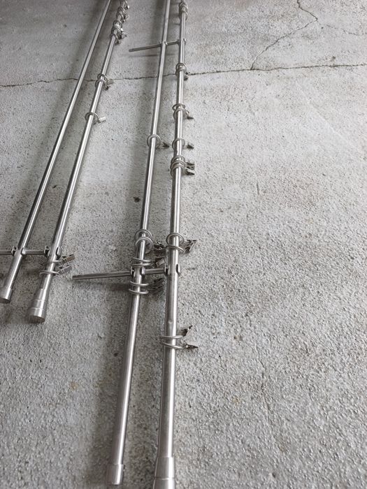 Karnisze metalowe kompletne 170 cm i 230 cm