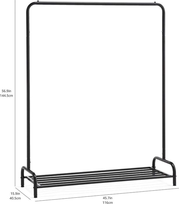 Cabide charriot c/ sapateira banco 144,5 x 116 x 40,5 NOVO ENVIO GRÁT
