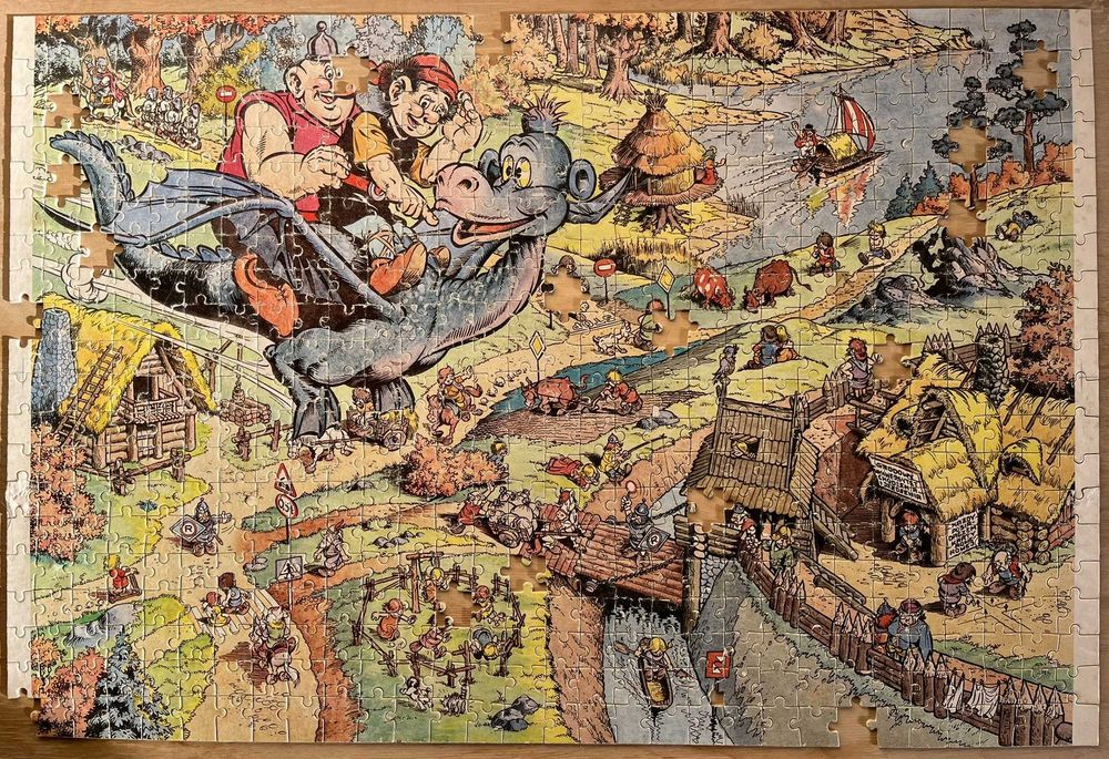MIRMIŁOWO - PUZZLE - 600 elementów - J.Christa - PRL