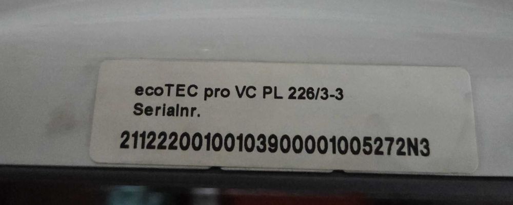 Kocioł Gazowy Vaillant ecoTEC pro VC 226/3-3 kondensacyjny jednofunk.