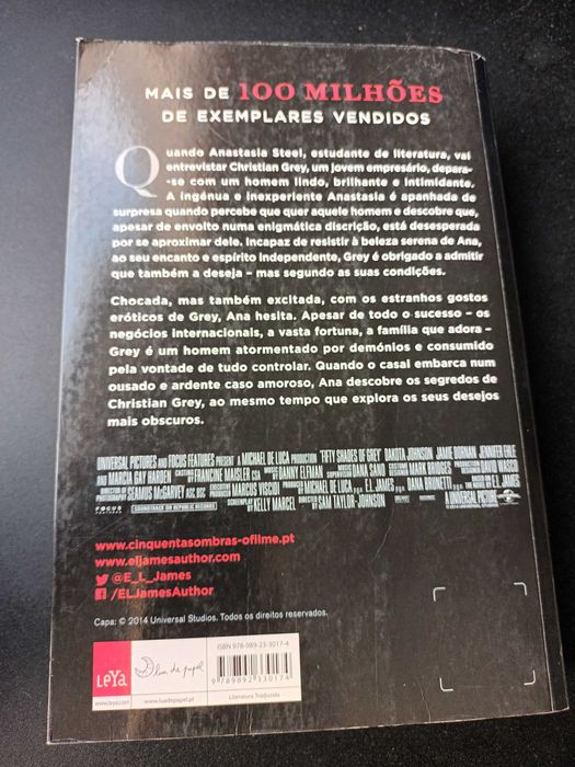 "As Cinquenta Sombras de Grey" por E. L. James