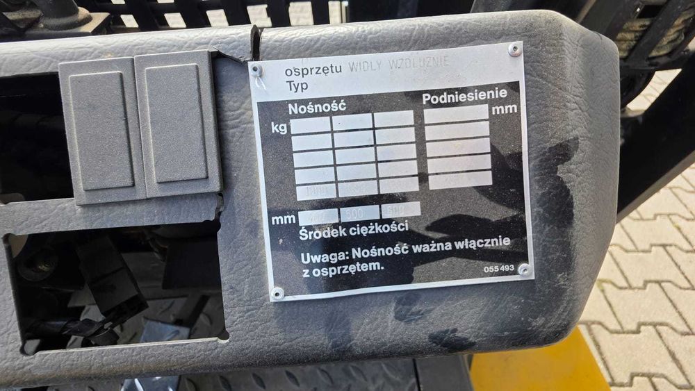 Wózek widłowy boczny