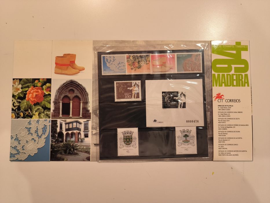 Carteira Anual Madeira - Selos CTT