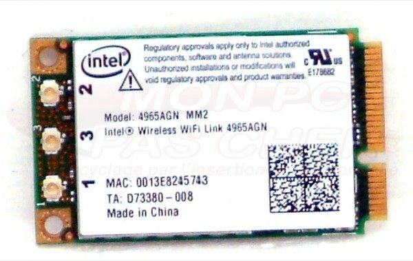 Placa Wireless - wifi para portatil