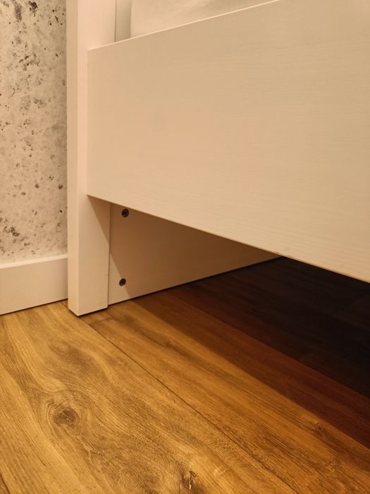 Łóżko Ikea Hemnes biała bejca