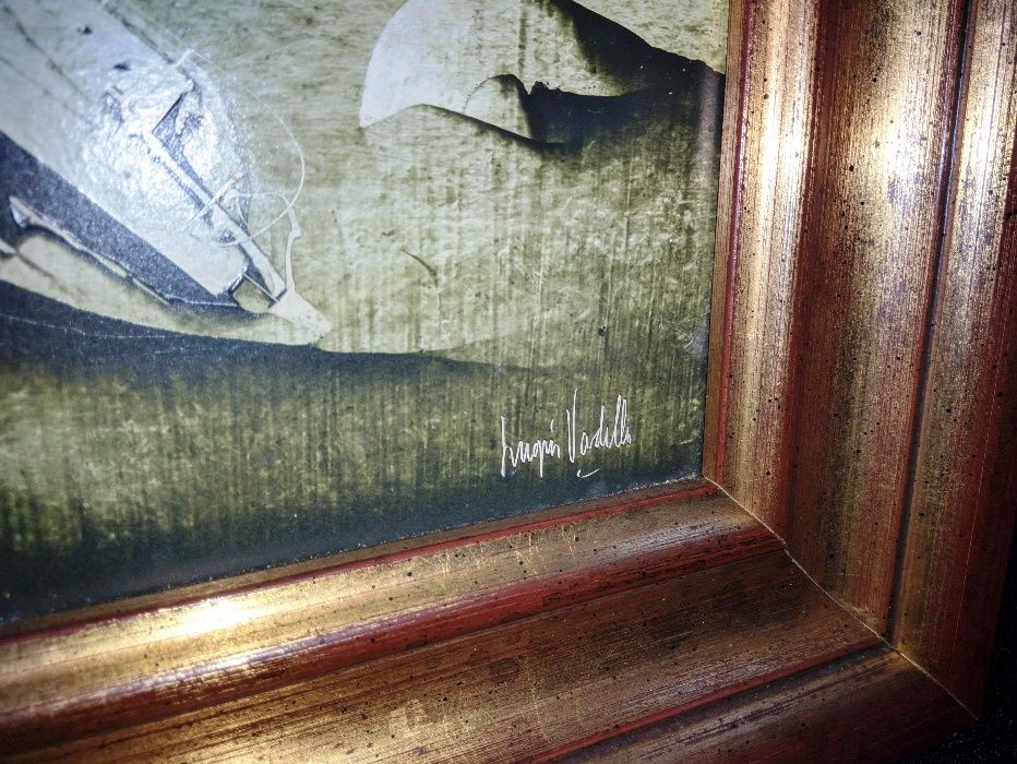 Quadro Óleo Sobre Madeira Lugris Vadillo 4