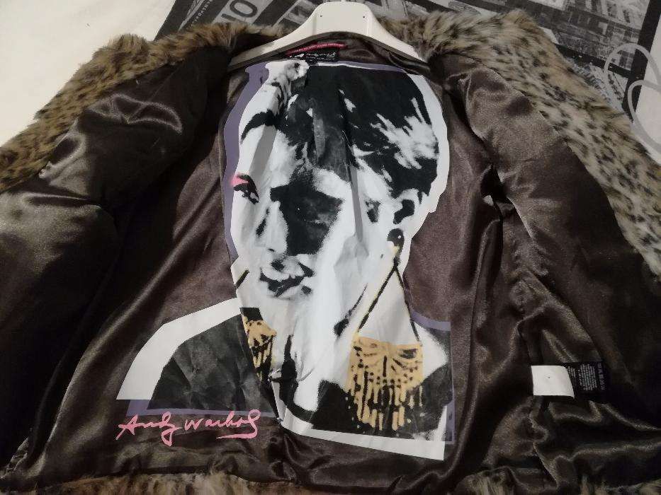 Casaco de Peles, marca pepe jeans by Andy warhol