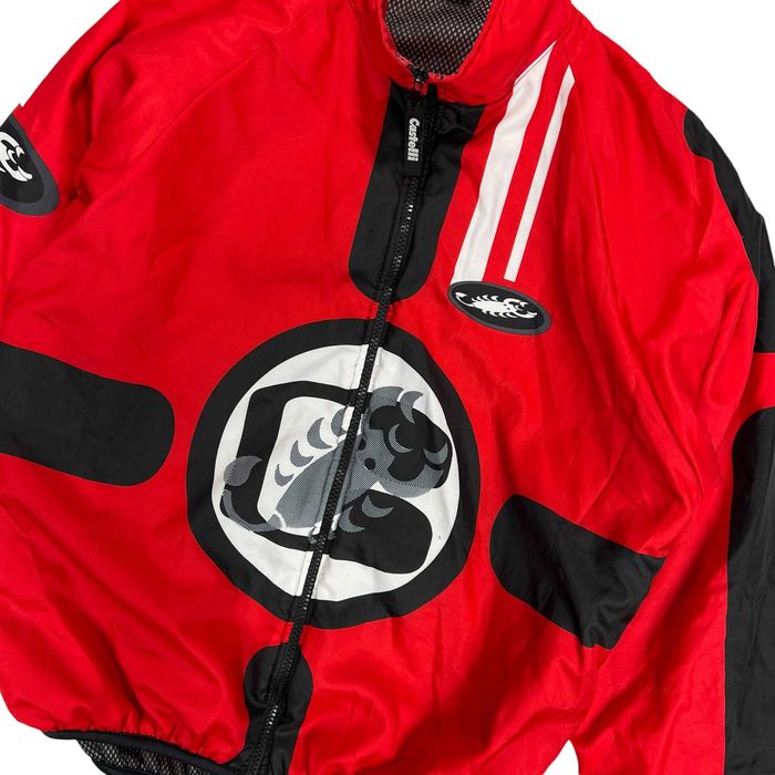 Castelli kurtka kolarska zimowa męska XL windstopper rowerowa szosowa