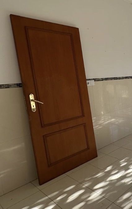 Portas de madeira usadas com e sem vidros, com e sem aduelas