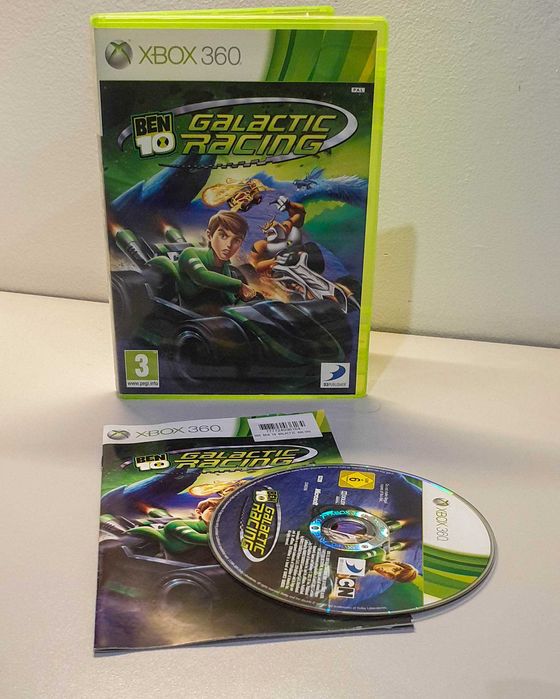Gra Ben10 Galactic Racing WYŚCIGI dla dzieci Xbox 360 instrukcja 3xAng