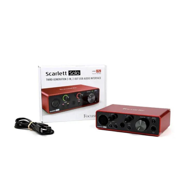 Аудіоінтерфейс FOCUSRITE Scarlett Solo 3rd Gen