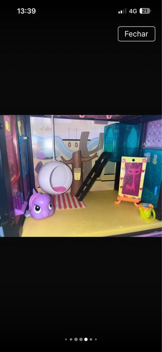 Prédio  Littlest Pet Shop Style Set - 3 Andares Modulares (Blythe’s Room & Pet Shop)