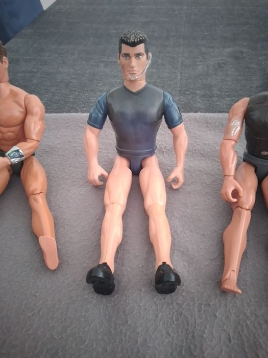 6 Bonecos Action Man, Anos 90, Hasbro