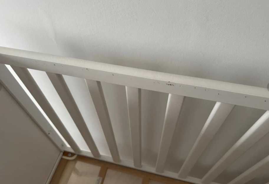 Łóżeczko dziecięce biały Ikea Sundvik 60x120 materac