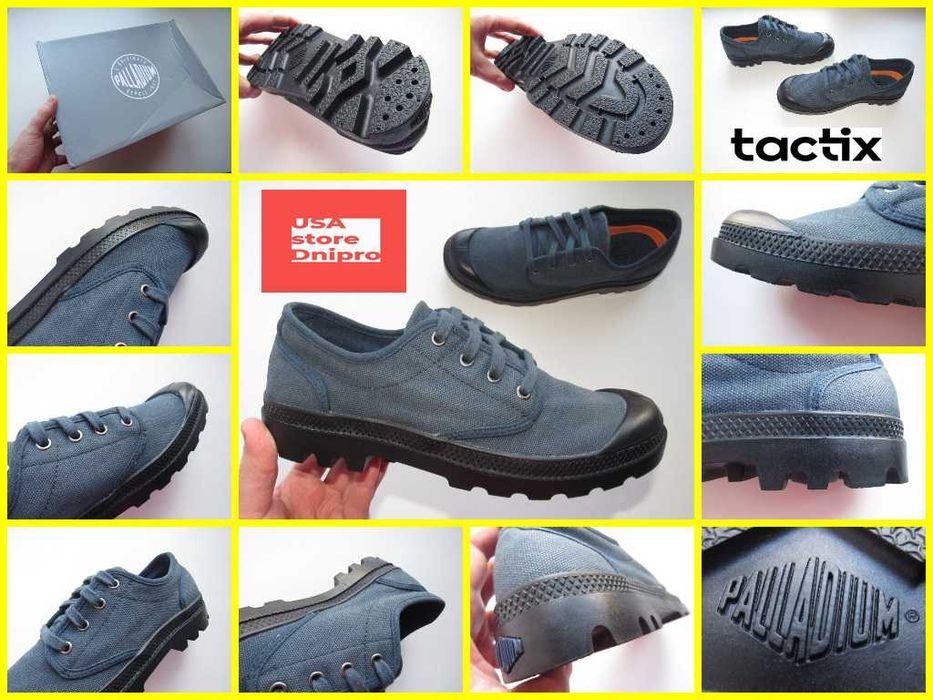 Трекинговые кроссовки кеды Palladium Pampa Ox Low Organic II 42 (27см)