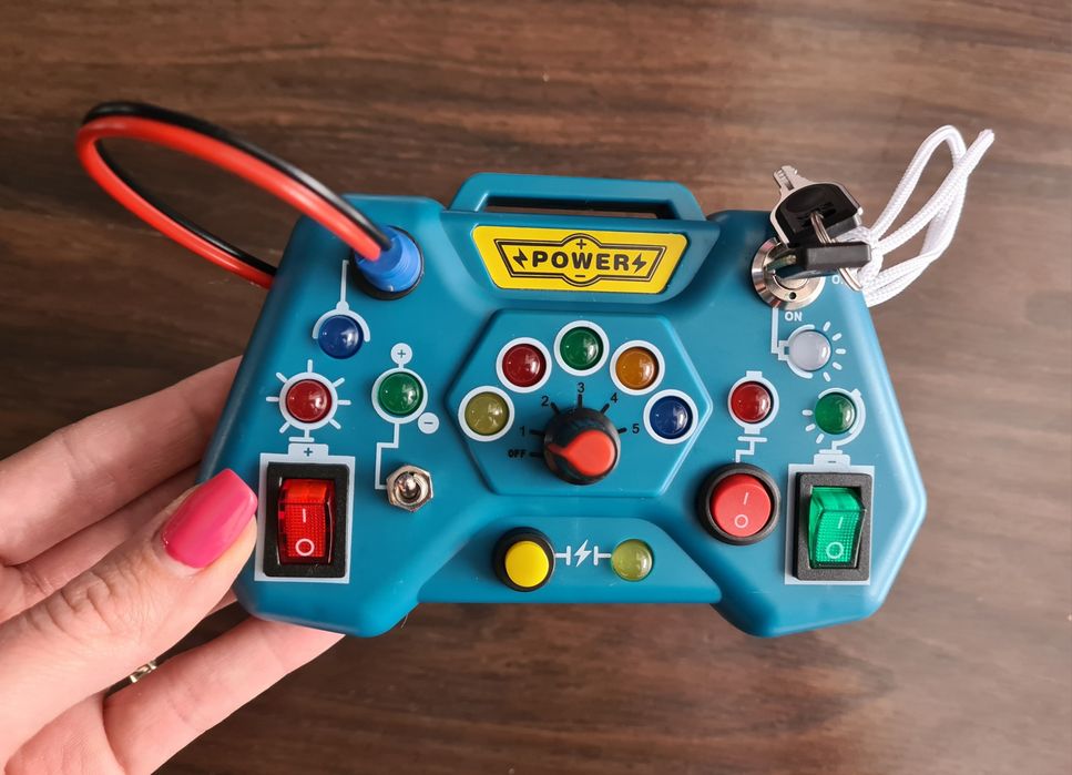 Pilot sensoryczny, zabawka manipulacyjna, pad montessori