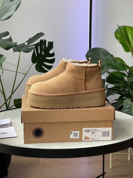 Уггі UGG Ultra Mini Platform Chestnut (36-41)